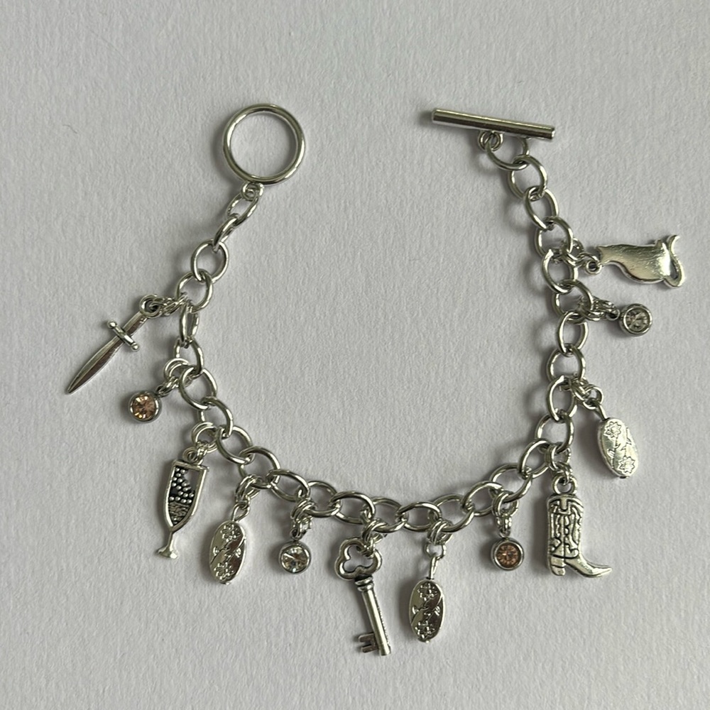 Evermore inspired Taylor Swift Charm Bracelet